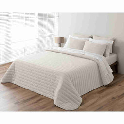 Sprei Pierre Cardin LINO Beige Bed van 180 270 x 270 cm