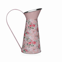 Vaas Versa Roze Metaal Blommor 16 x 28 x 22 cm