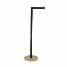 Toiletrolhouder Versa Zwart 67 cm