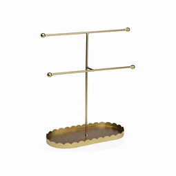 Sieradenhouder Versa Gouden Metaal 9 x 24,5 x 22 cm
