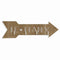 Wandkapstok Versa Be Happy Hout MDF 4 x 14,5 x 48 cm
