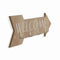 Wandkapstok Versa Welcome Hout MDF 4 x 14,5 x 48 cm