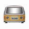 Wandspiegel Versa Geel Bus 9 x 51 x 61 cm