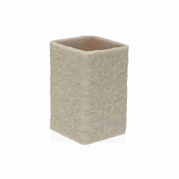 Tandenborstelhouder Versa Viti Beige Hars 7,4 x 10,6 x 7,4 cm