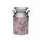 Vaas Versa Roze Metaal Blommor 13 x 15,5 x 21 cm