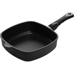 AMT Gastroguss Vierkante diepe pan - 26x26 cm - anti-aanbak - inductiegeschikt - 4 liter - alumi...