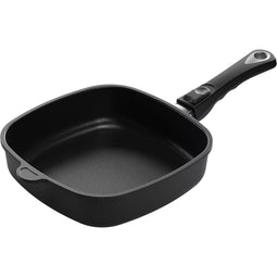 AMT Gastroguss Vierkante diepe pan - gietaluminium - inductiegeschikt - 24x24x6 cm