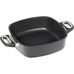 AMT Gastroguss Vierkante pan - gietaluminium - antiaanbaklaag - 26x26x8 cm - inductiegeschikt