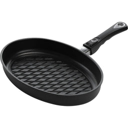 AMT Gastroguss BBQ pan - 35x24 cm - Geschikt voor alle warmtebronnen - Inductie - Duurzaam ontwerp