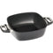 AMT Gastroguss Diepe vierkante pan - Handgegoten aluminium - 26 x 26 x 9 cm - Geschikt voor indu...