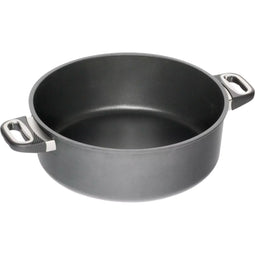 AMT Gastroguss Grote braadpan - 32 cm diameter - Geschikt voor alle warmtebronnen - Inductiecomp...