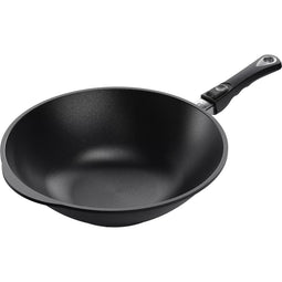 AMT Gastroguss Grote wokpan - Geschikt voor inductie - 36 cm - 4,3 liter - Robuust ontwerp