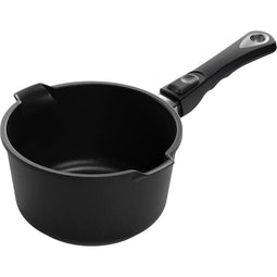 AMT Gastroguss Melk- en sauspan - Ø 20 cm - 2,8 liter - Twee schenktuiten - Geschikt voor inductie