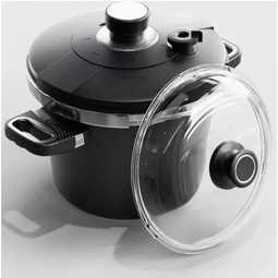 AMT Gastroguss Drukpan set - Ø 24 cm - 4,5 liter - Lotan® anti-aanbaklaag - Geschikt voor induct...