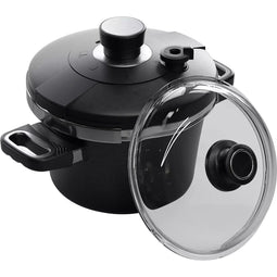 AMT Gastroguss Drukpan set - Ø 22 cm - 4,5 liter - Non-stick - Geschikt voor alle warmtebronnen