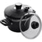 AMT Gastroguss Drukpan set - Ø 22 cm - 3,5 liter - Geschikt voor inductie - Inclusief glazen deksel