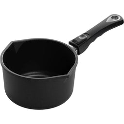 AMT Gastroguss Melk- en sauspan - Ø 18 cm - 2 liter - Twee schenktuiten - Inductiegeschikt