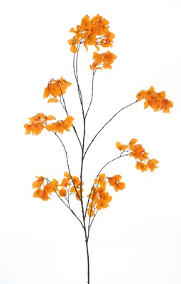 Nova nature - Bougainvillea branch Ibiza orange 175 cm kunstbloem