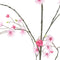 Nova nature - Mini daisy branch pink red 172 cm kunstbloem