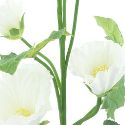 Nova nature - Alcea spray cream 102 cm kunstbloem