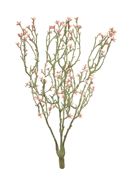 Nova nature - (Best) Mini star flower bush pink 44 cm kunstbloem