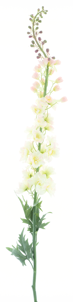 Nova nature - Giant Delphinium spray Linus cream/pink 137 cm kunstbloem