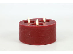 Countryfield - Ledkaars Lyon ro 15x15x10 cm rood