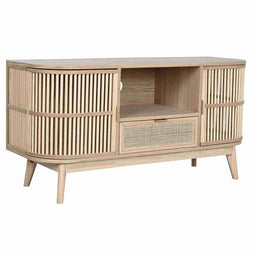 Tv-meubel Home ESPRIT Gouden Natuurlijk Rotan Spar 120 x 40 x 60 cm