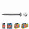 Schroefdoos CELO Vlox B Verzinken 4,5 x 45 mm Volledige draad (250 Stuks)