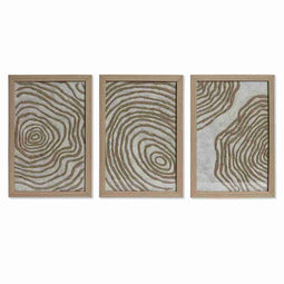 Set van 3 Schilderijen Home ESPRIT Modern 20 x 2 x 30 cm (3 Onderdelen)