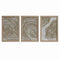 Set van 3 Schilderijen Home ESPRIT Modern 20 x 2 x 30 cm (3 Onderdelen)