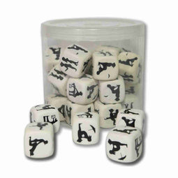 Dobbelspel Erotisch Divertysex Wit 25 Stuks