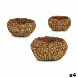 Mandenset Bruin (4 Stuks)