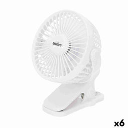 Oplaadbare bureauventilator Aktive (6 Stuks)