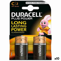 Batterijen DURACELL Plus Power L2 CLR14 1,5 V LR14 (10 Stuks)