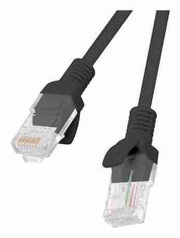 Lanberg PCU5-20CC-0100-BK netwerkkabel Zwart 1 m Cat5e U/UTP (UTP)