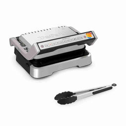 Tefal OptiGrill 2in1 GC773D GC773D intelligente grill met grilltang rvs