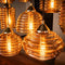 AnLi Style Hanglamp 5+5+5 rib glass