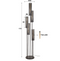 AnLi Style Vloerlamp 5L getrapt tube mesh