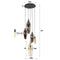 AnLi Style Hanglamp 5L getrapt cocoon mix glass