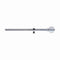 Verlengbare stang Stor Planet Gordijn Verchroomd (160-300 cm)