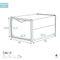 Stapelbare schoenendoos Max Home Polypropyleen ABS 25 x 18,5 x 35 cm (4 Stuks)