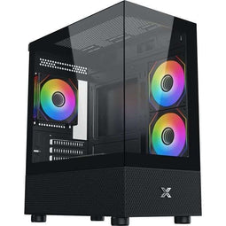 PC-behuizing - XIGMATEK - Alphard M - Minitower - M-ATX - Gehard glas - ARGB - Zwart