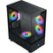 PC-behuizing - XIGMATEK - Alphard M - Minitower - M-ATX - Gehard glas - ARGB - Zwart