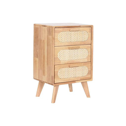 Ladenkast Home ESPRIT Natuurlijk Metaal Rubberwood 40 x 30 x 63 cm