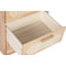 Ladenkast Home ESPRIT Natuurlijk Metaal Rubberwood 40 x 30 x 63 cm