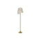 Vloerlamp DKD Home Decor Beige Gouden Metaal Polyester (41 x 41 x 160 cm)
