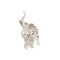 Decoratieve figuren Home ESPRIT Wit Gouden Olifant Romantiek 11 x 8 x 19 cm