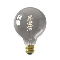 Calex - LED Flex Filament Globe lamp G95 220-240V 4W E27 Titanium