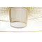Plafondlamp DKD Home Decor Wit Natuurlijk Bamboe 50 W 100 x 100 x 32 cm